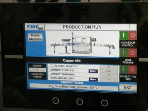 Capping Machine Touch Screen