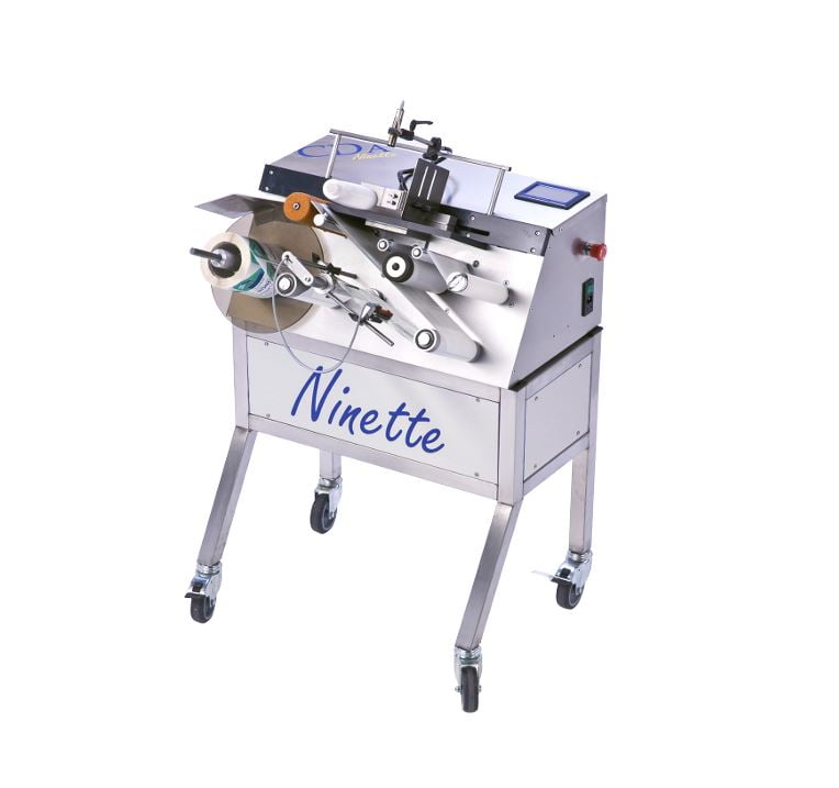 CDE 0006 (Ninette Flat) Labelling Machine for Flat square or oval Bottles